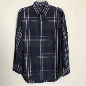 GANT Foxhunt Plaid Long Sleeve Button Down Shirt Medium